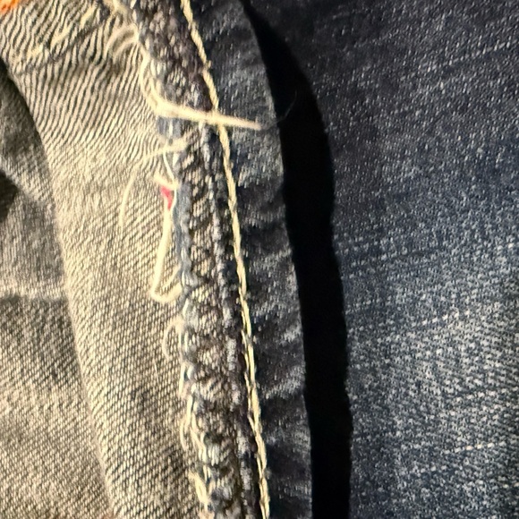 Rock Revival Elaina Jeans 26 Bootcut Medium Blue Rhinestone Petite Inseam - Picture 5 of 7